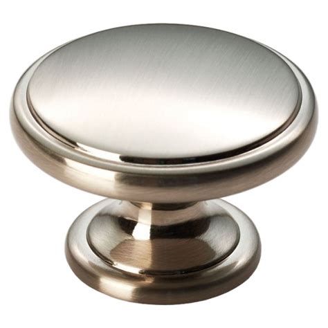 cabinet knobs satin brushed nickel brass stainless steel|cabinet knob backplate brushed nickel.